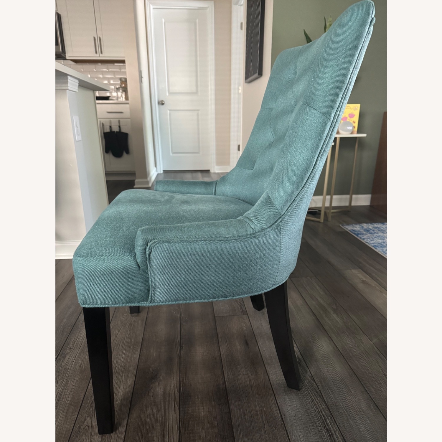 Birch Lane Grandview Blue Fabric Dining Chairs - image-6