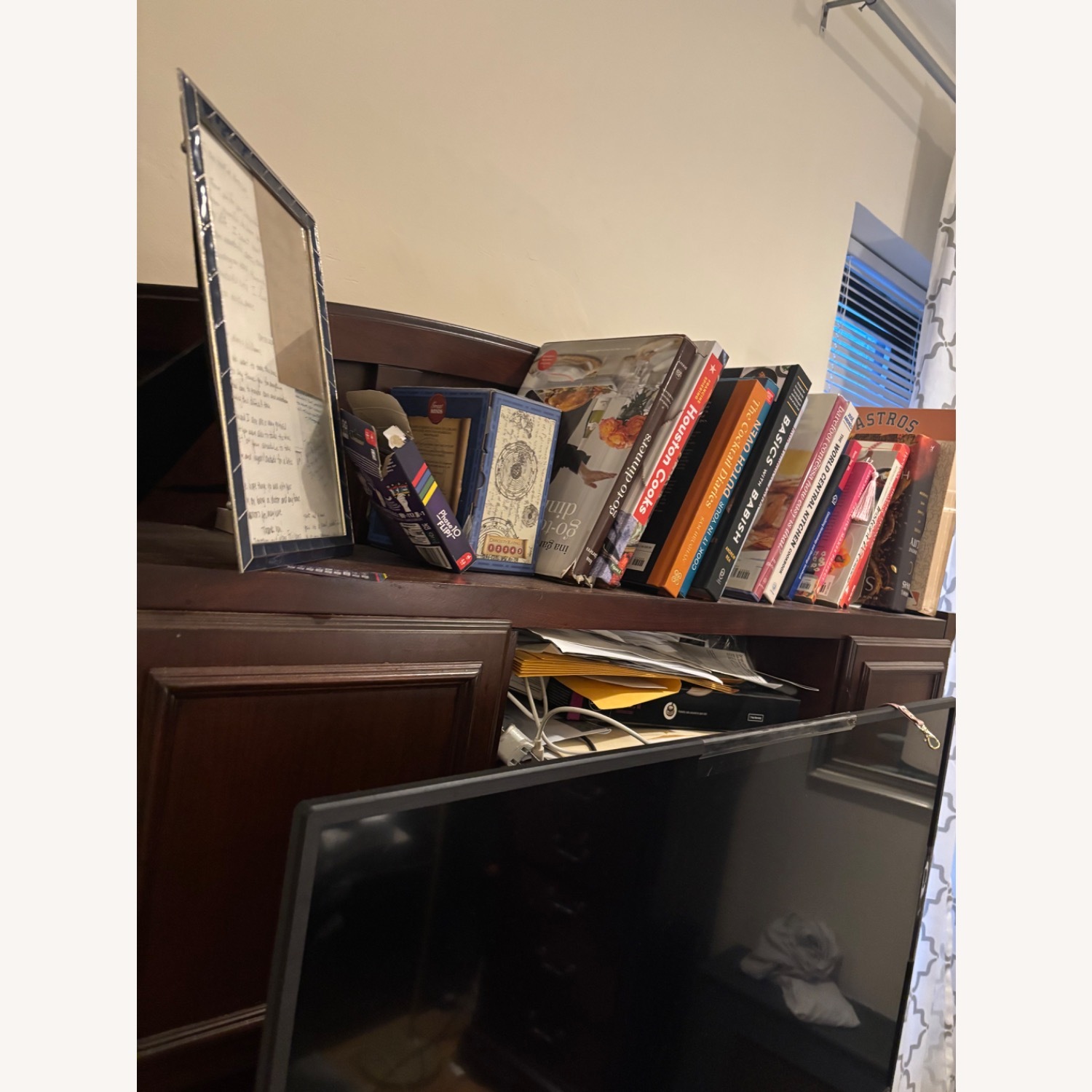 Dark Brown Media Storage - image-3