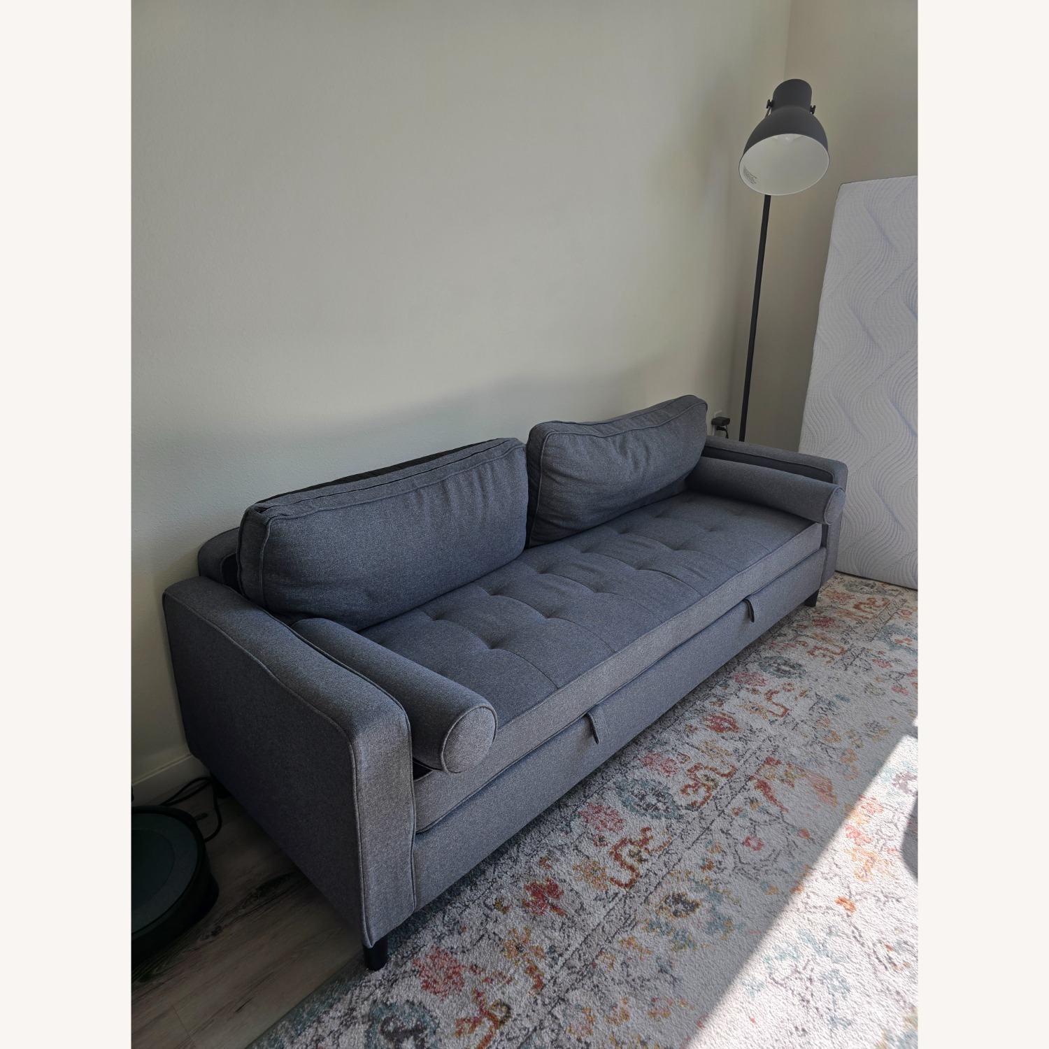 Amazon Light Gray Sleeper Sofa - image-2