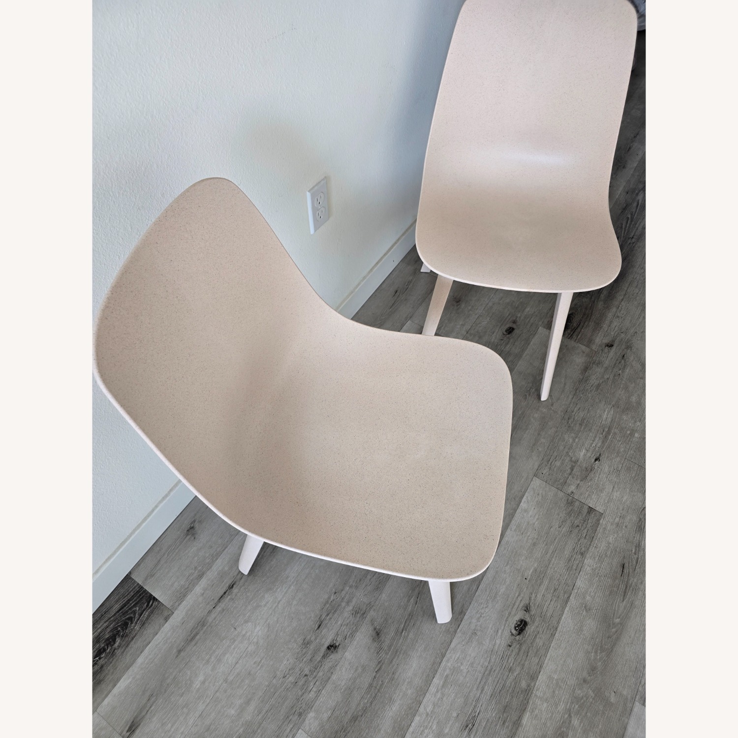 IKEA White Dining Chairs - image-3
