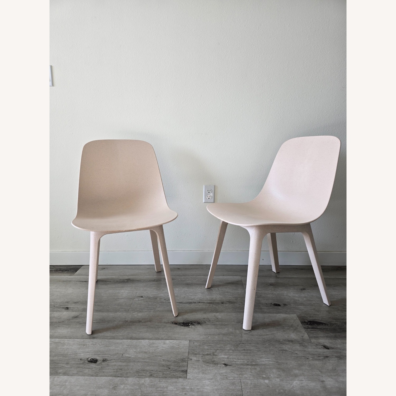 IKEA White Dining Chairs - image-1