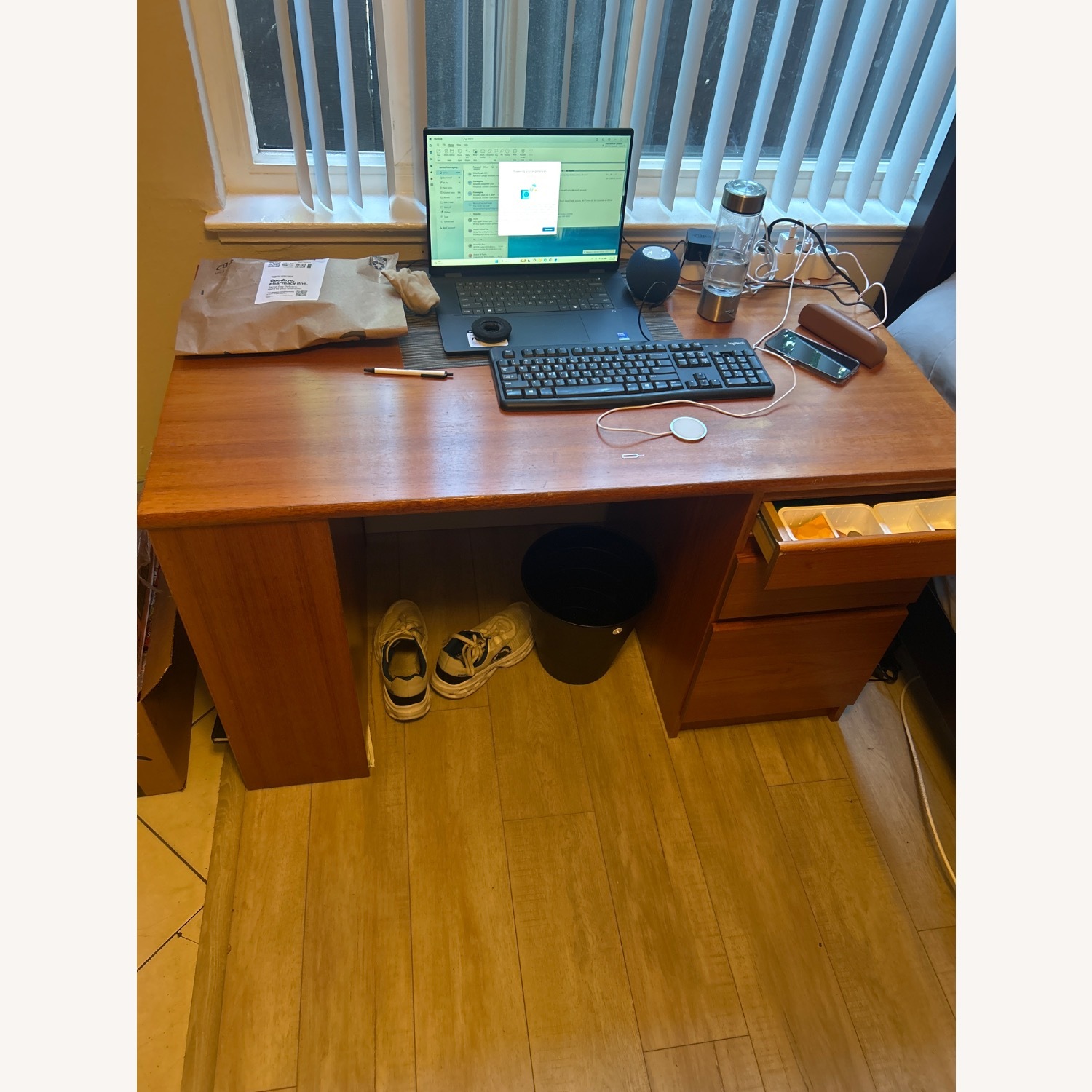 Light Brown Desk - image-1