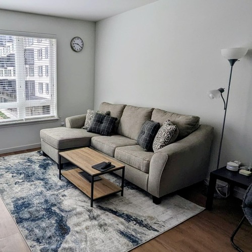 Used Ashley Furniture Kestrel Light Gray Sleeper Sofa for sale on AptDeco