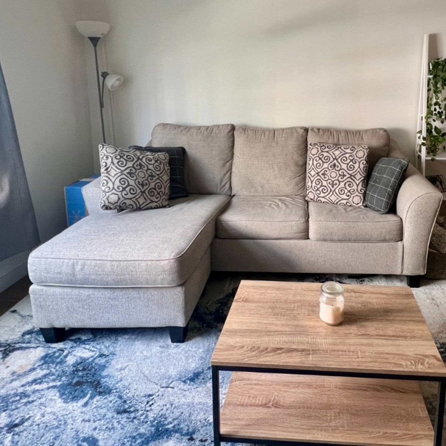 Ashley Furniture Kestrel Light Gray Sleeper Sofa - image-1