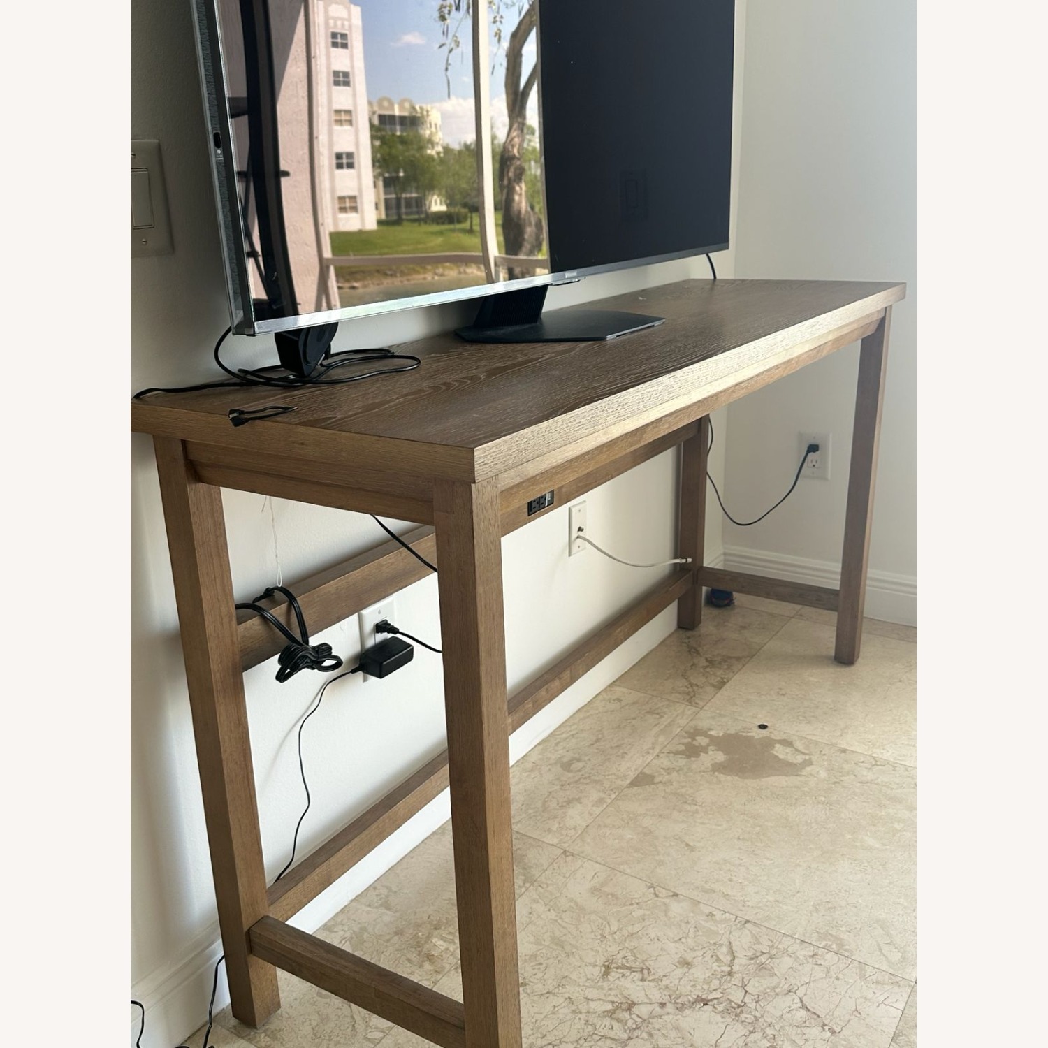 City Furniture Light Brown Wood Veneer Play Table - image-3