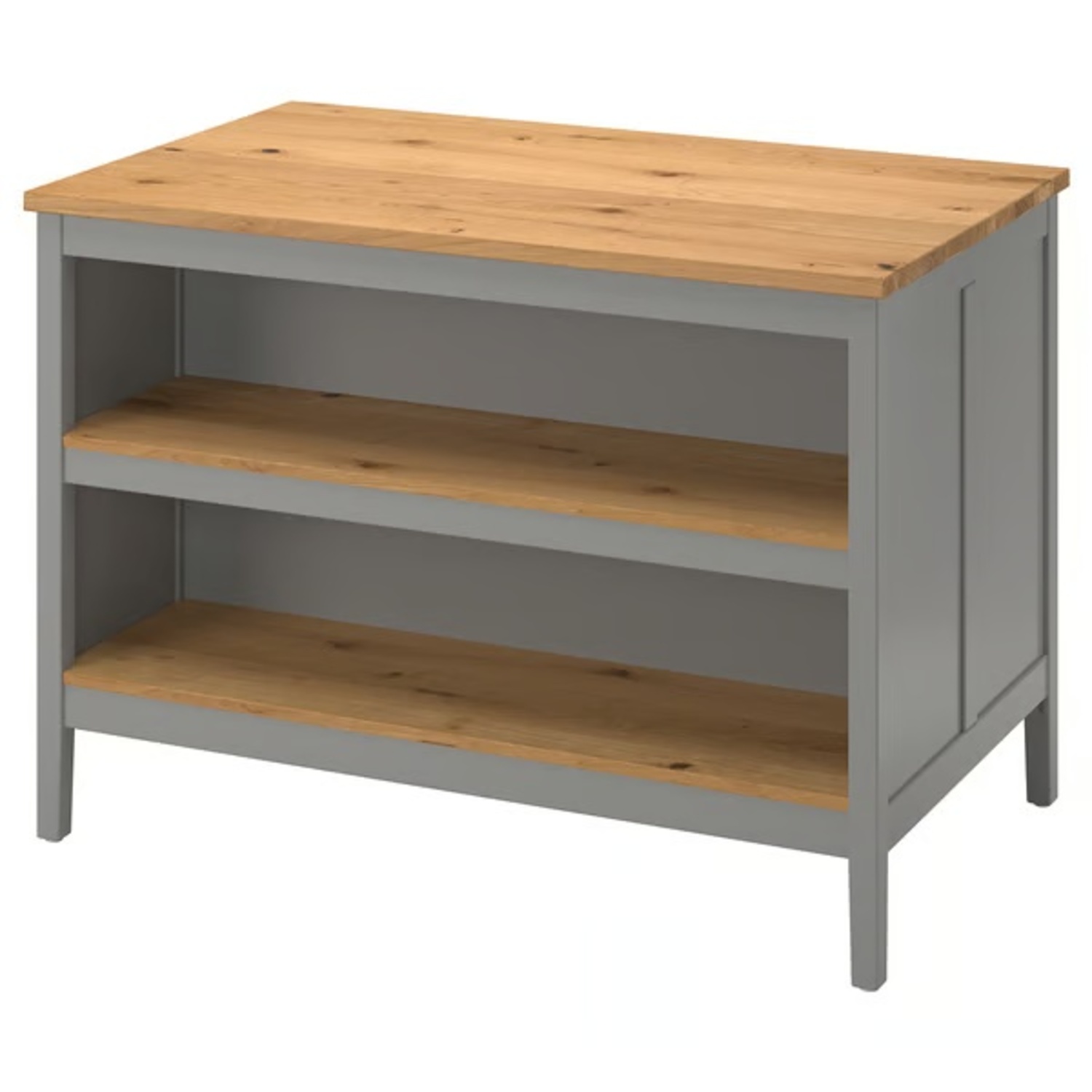 IKEA Tornviken Light Gray Kitchen Island - image-8