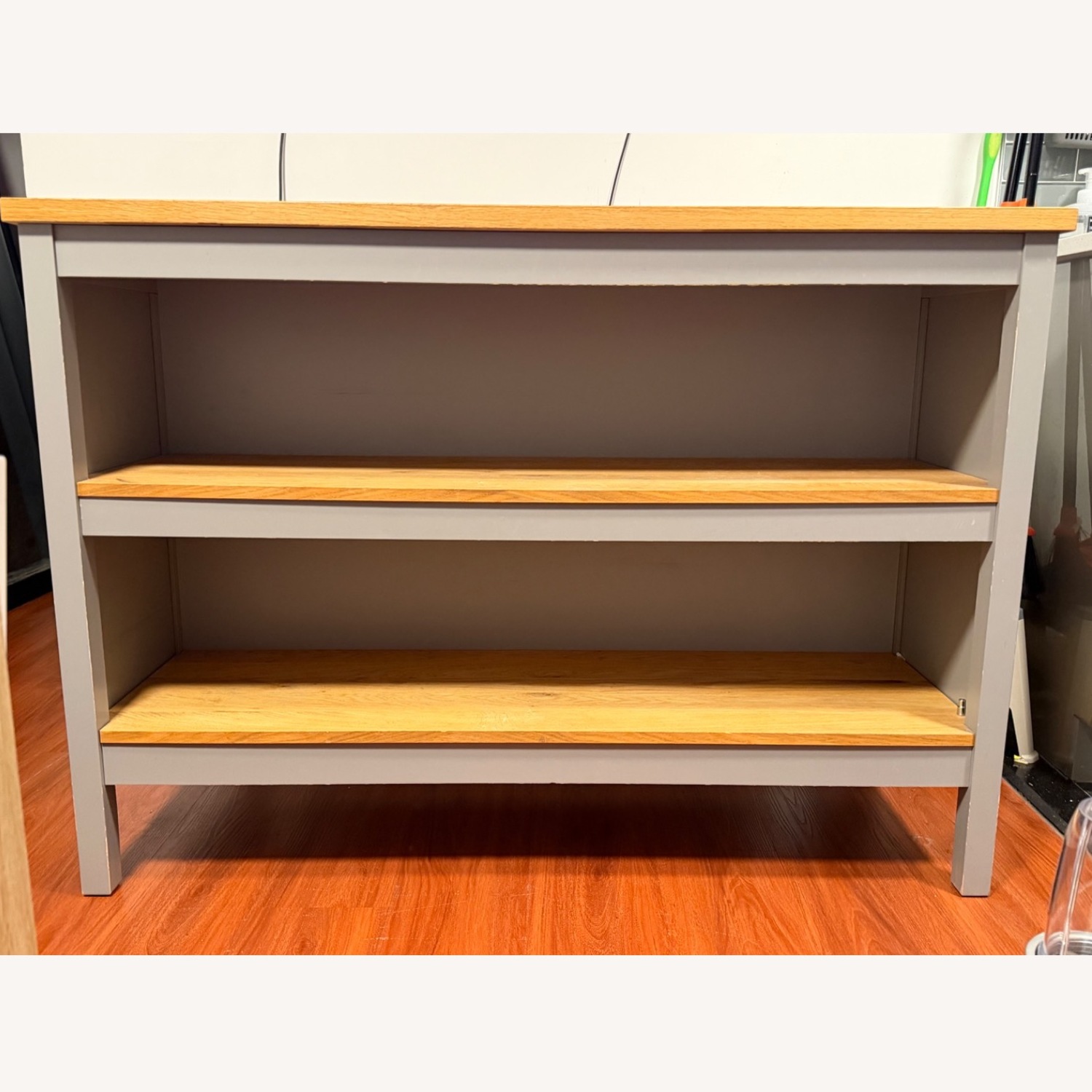 IKEA Tornviken Light Gray Kitchen Island - image-1