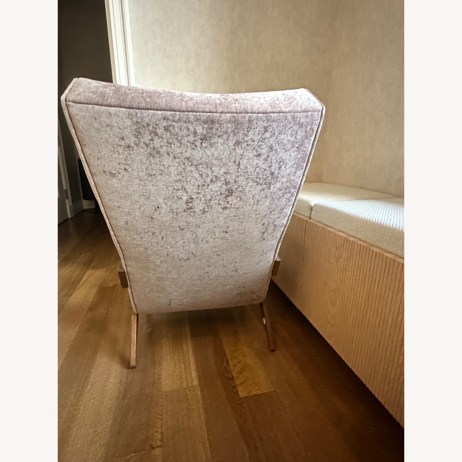 Purple Wood Armchair - image-11