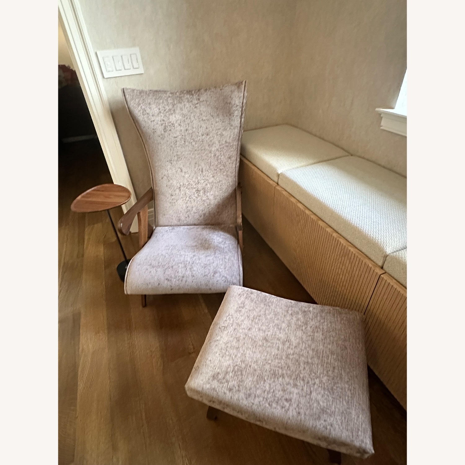 Purple Wood Armchair - image-17