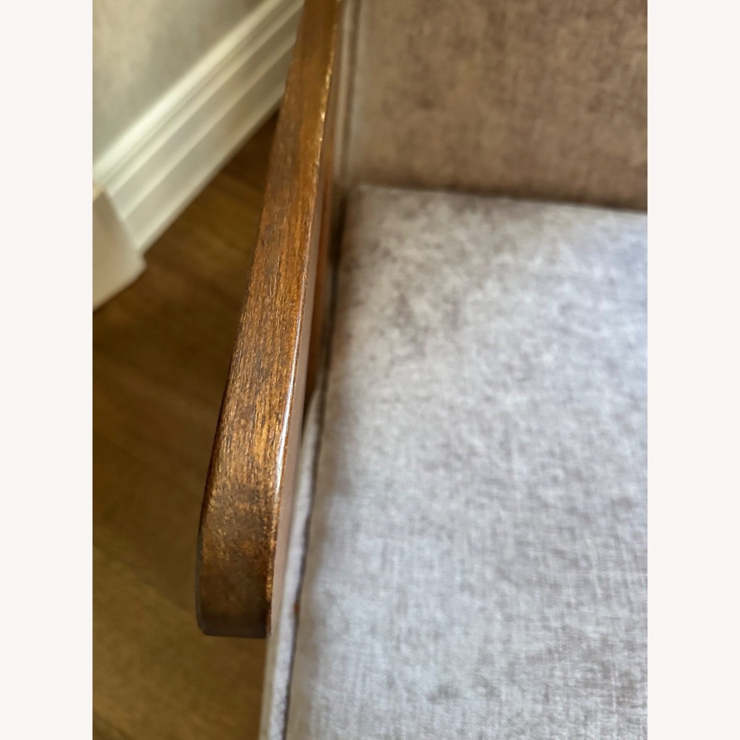 Purple Wood Armchair - image-8