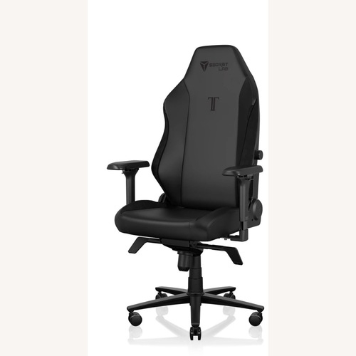 Used Secretlab Black Leather Office Chair for sale on AptDeco