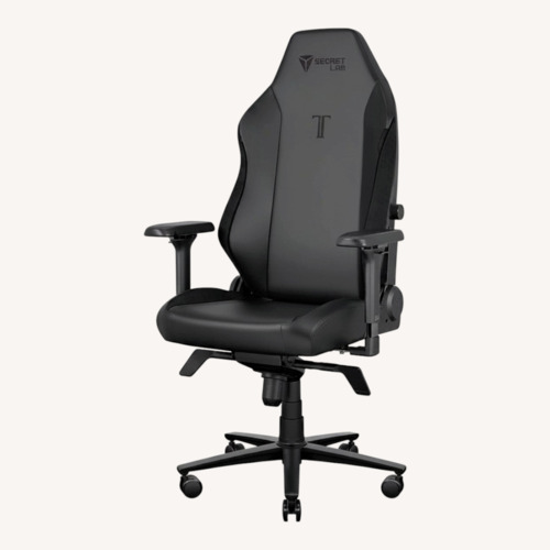 Used Secretlab Black Leather Office Chair for sale on AptDeco