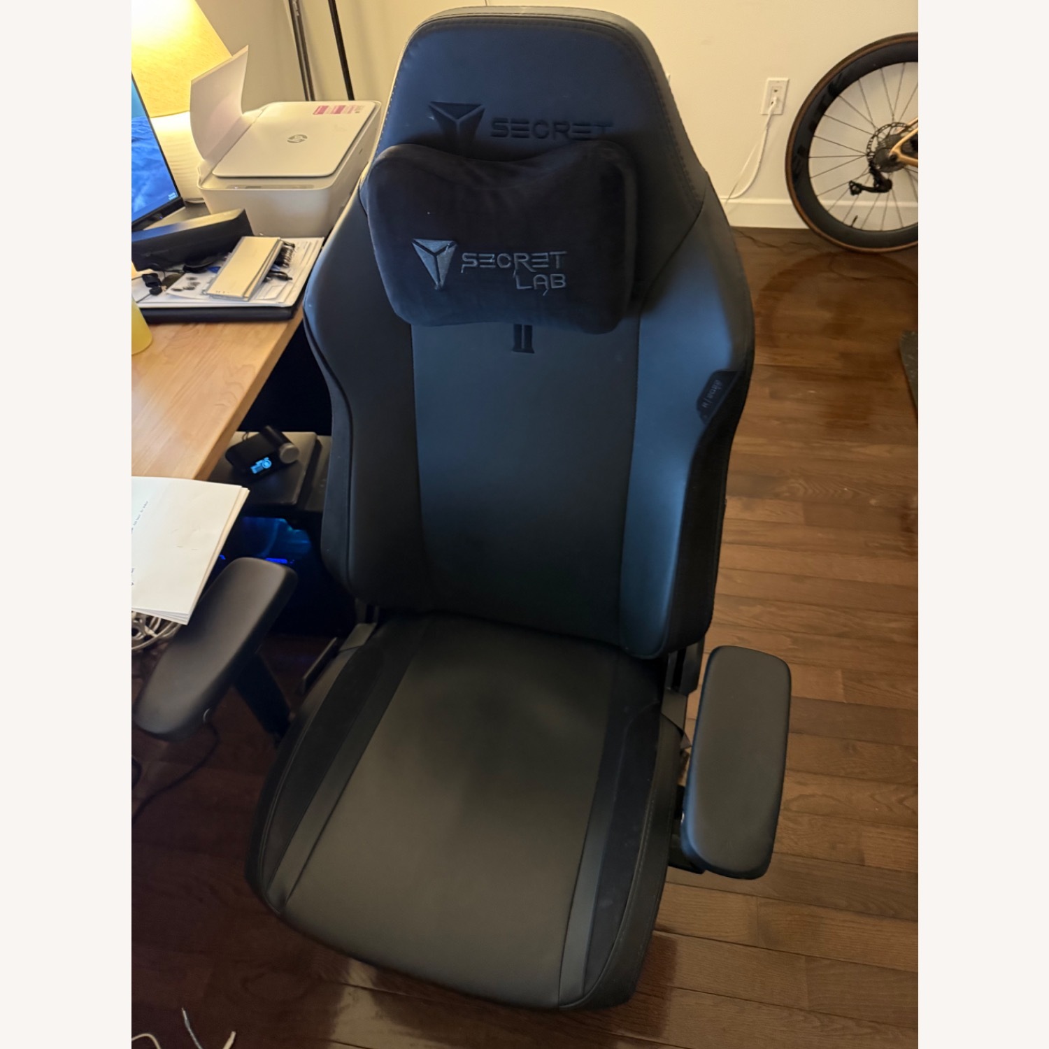 Secretlab Black Leather Office Chair - image-4