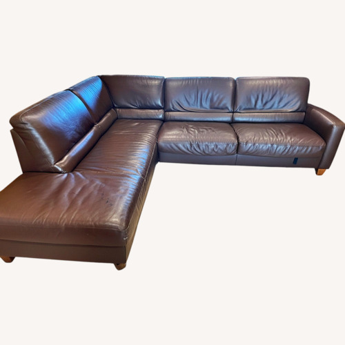 Used Natuzzi Italsofa Sleeper Sectional Sofa for sale on AptDeco