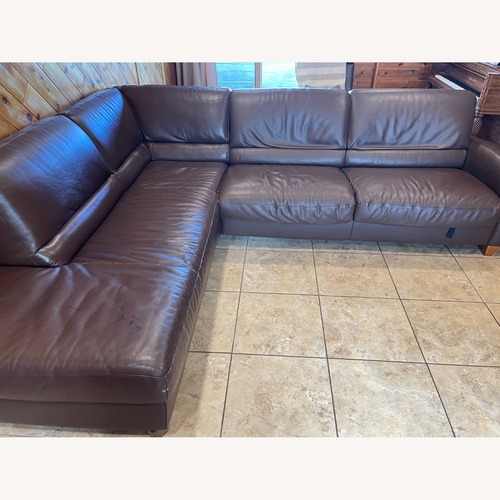 Used Natuzzi Italsofa Sleeper Sectional Sofa for sale on AptDeco