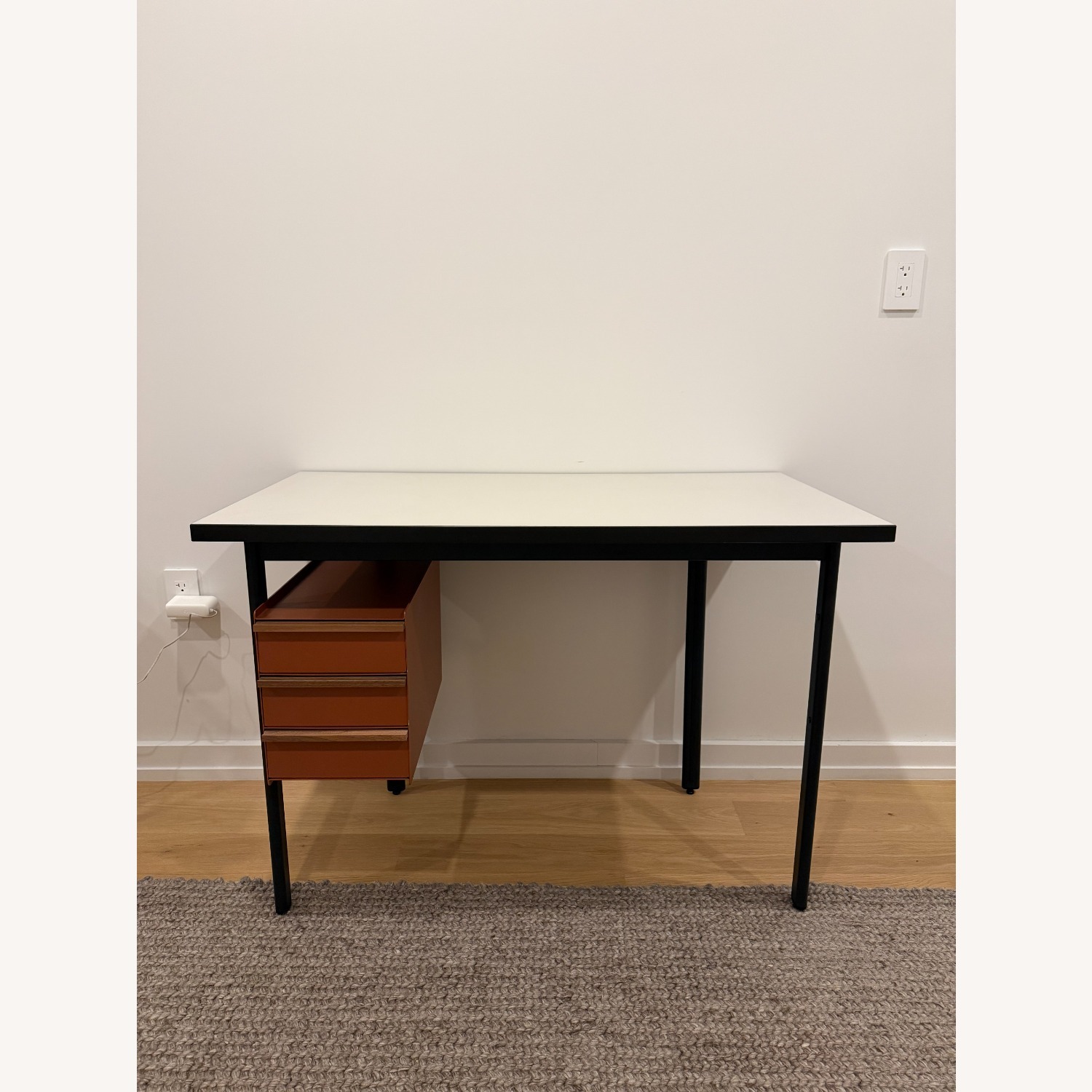 Herman Miller Light Gray Desk - image-1