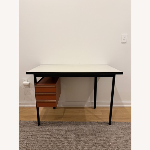 Used Herman Miller Light Gray Desk for sale on AptDeco