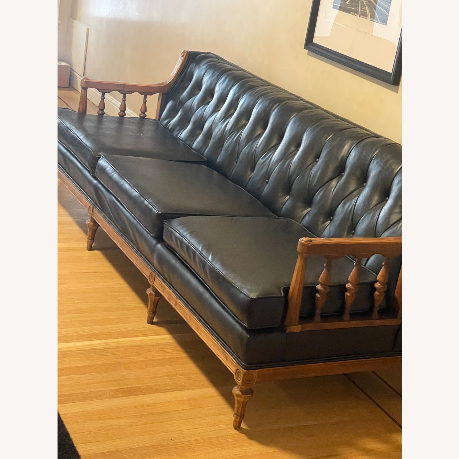 Furniture of America Black 2 Seater Sofa - image-3