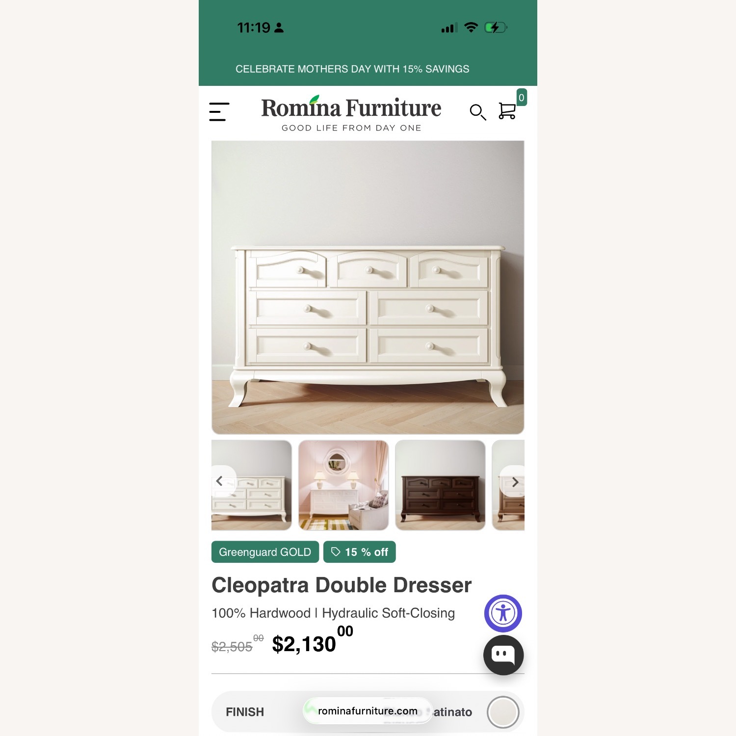 Romina Cleopatra Dresser - image-2