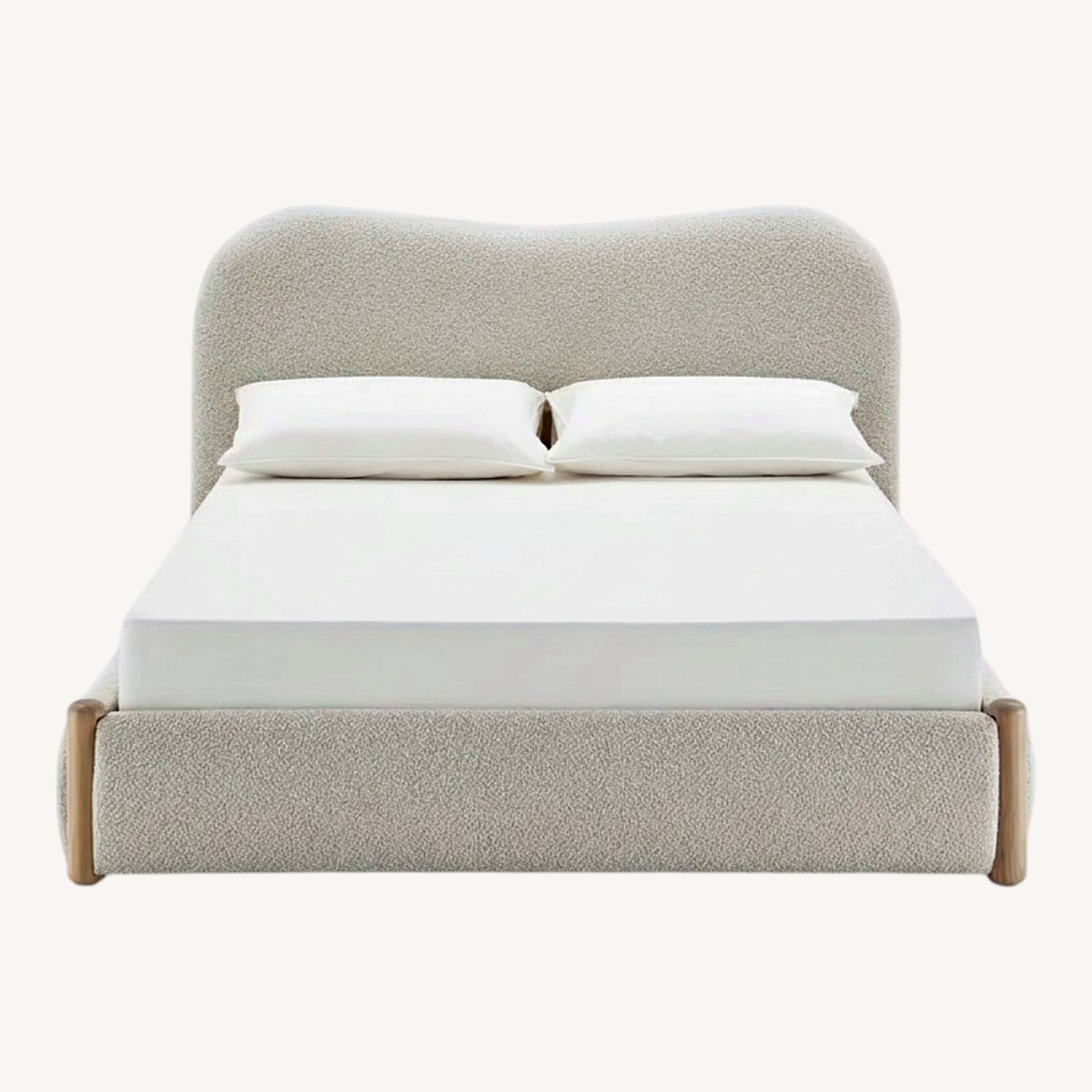 Castlery Rochelle Performance Bouclé Bed, Queen Size - image-0
