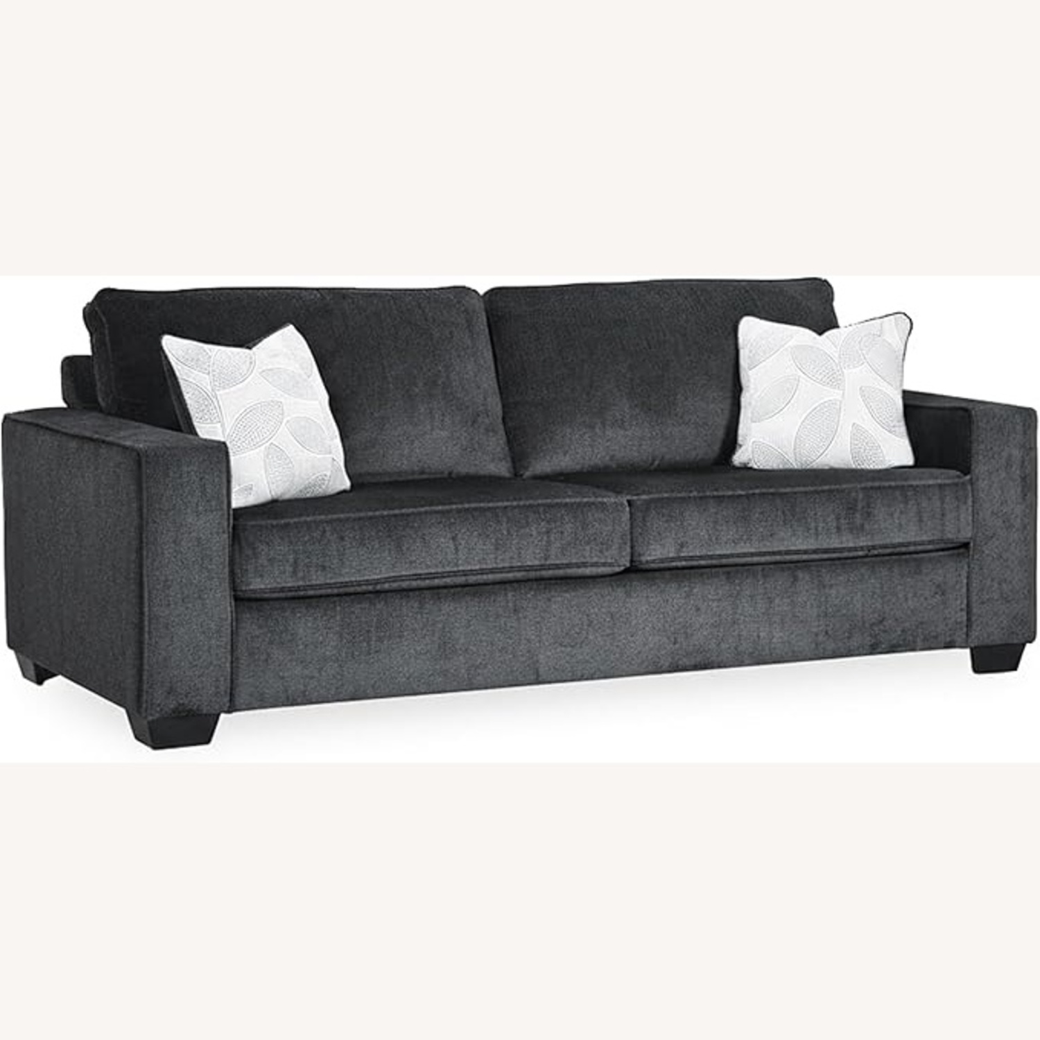 Ashley Furniture Dark Gray Fabric 3+ Seater Sofa - image-4