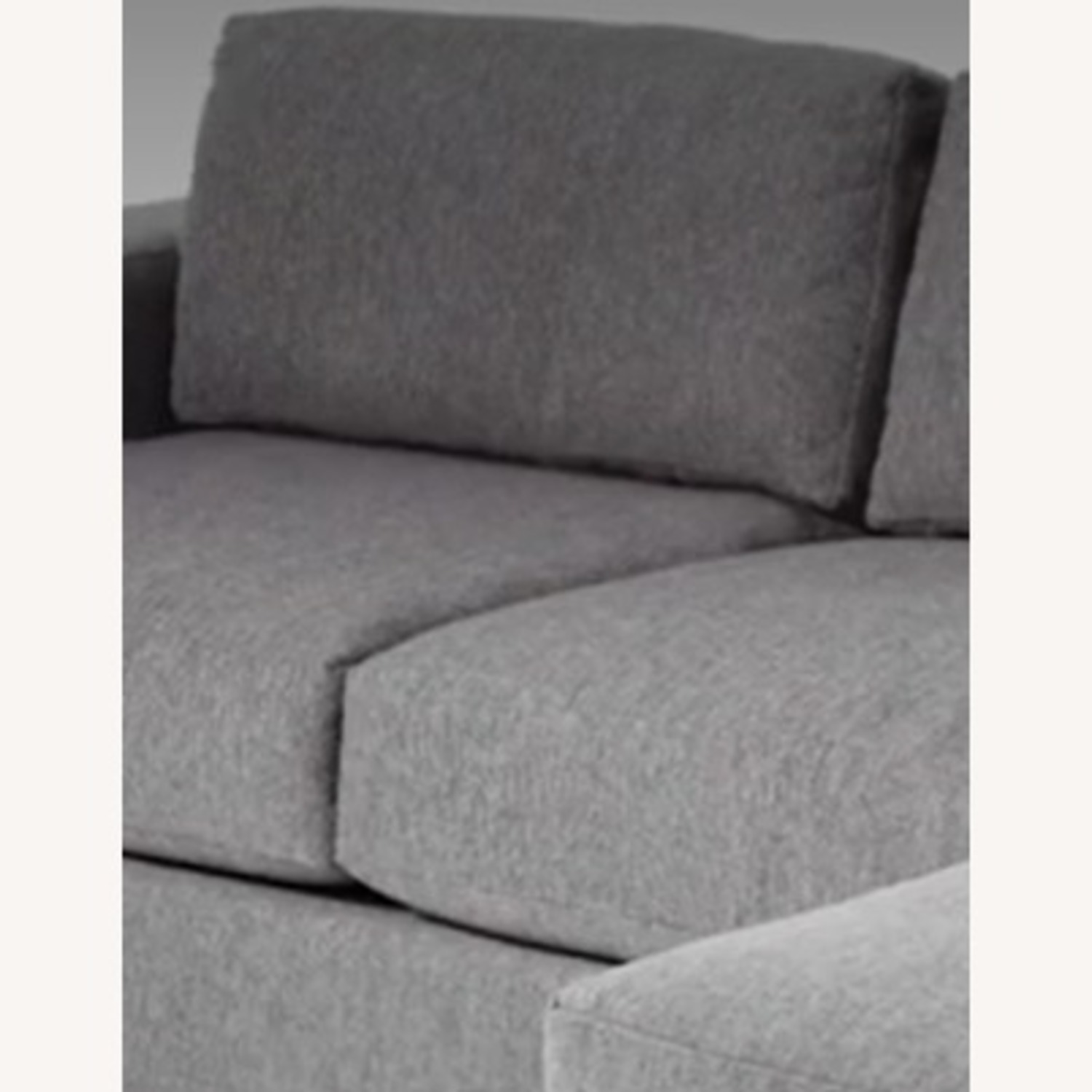 West Elm Urban Light Gray 2 Piece Sectional - image-2