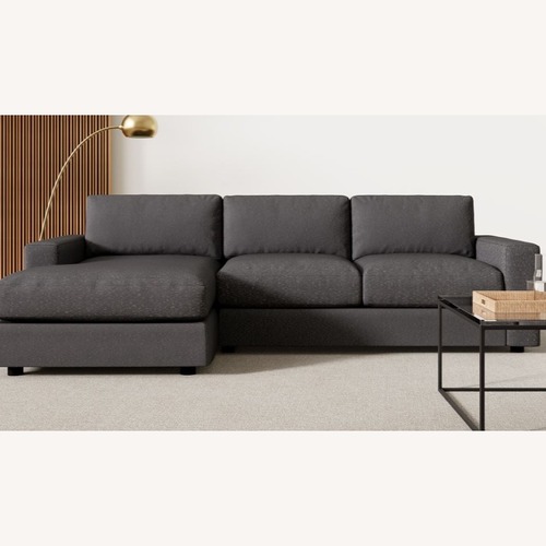 Used West Elm Urban Light Gray 2 Piece Sectional for sale on AptDeco