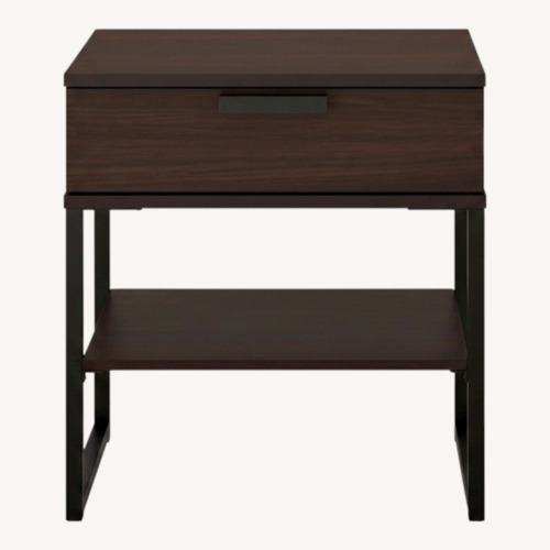 Used IKEA TRYSIL Dark Brown Nightstand for sale on AptDeco
