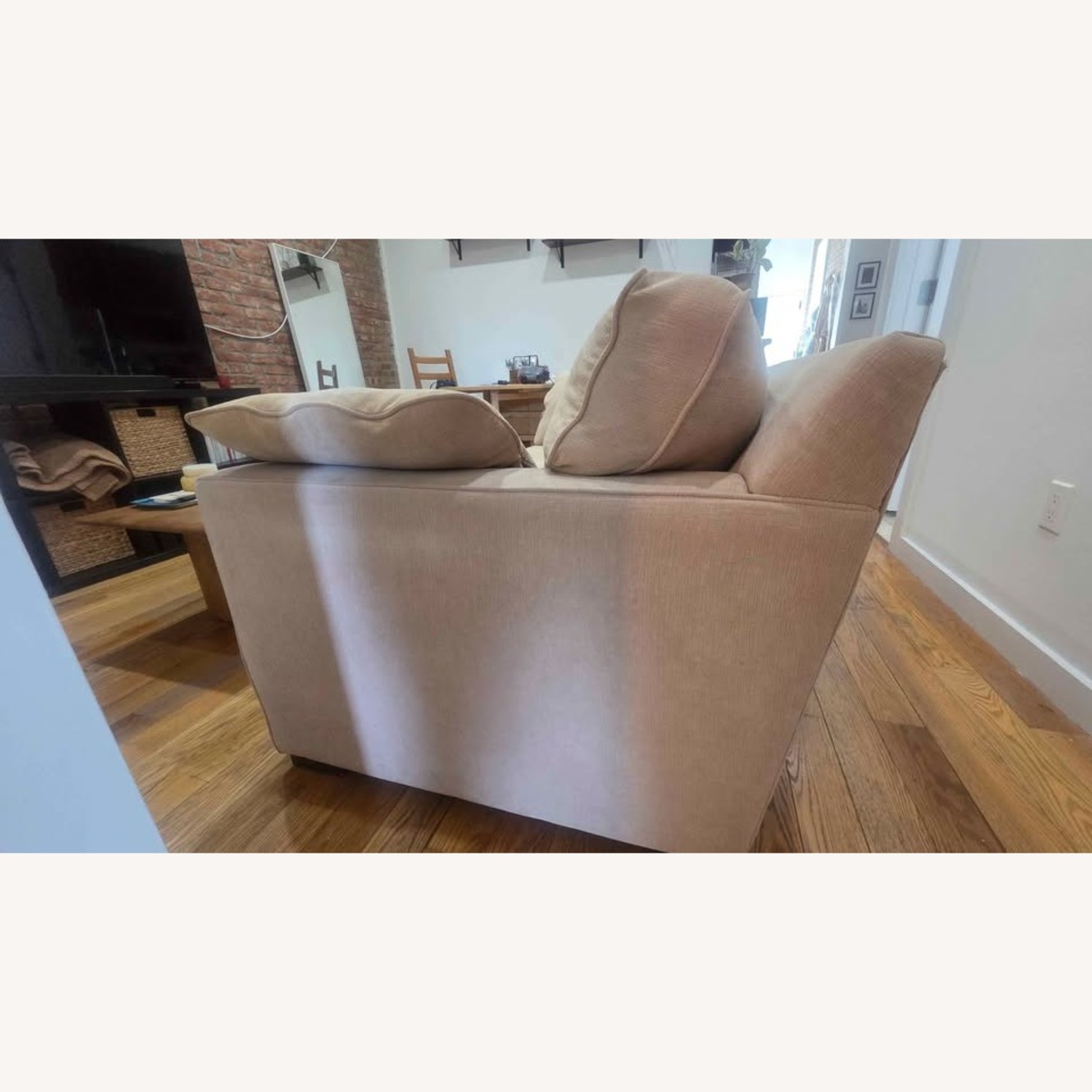 Macy's Radley Light Brown Fabric Sleeper Sofa - image-3