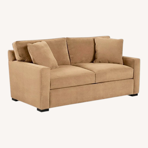 Used Macy's Radley Light Brown Fabric Sleeper Sofa for sale on AptDeco