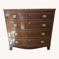 Baker Furniture Bow Front Bachelor Chest Dresser
