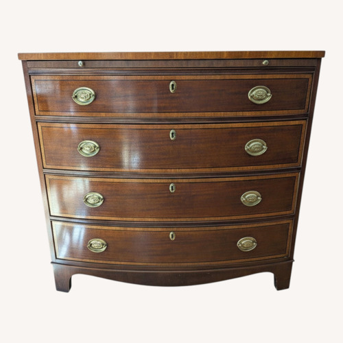 Used Baker Furniture Bow Front Bachelor Chest Dresser for sale on AptDeco