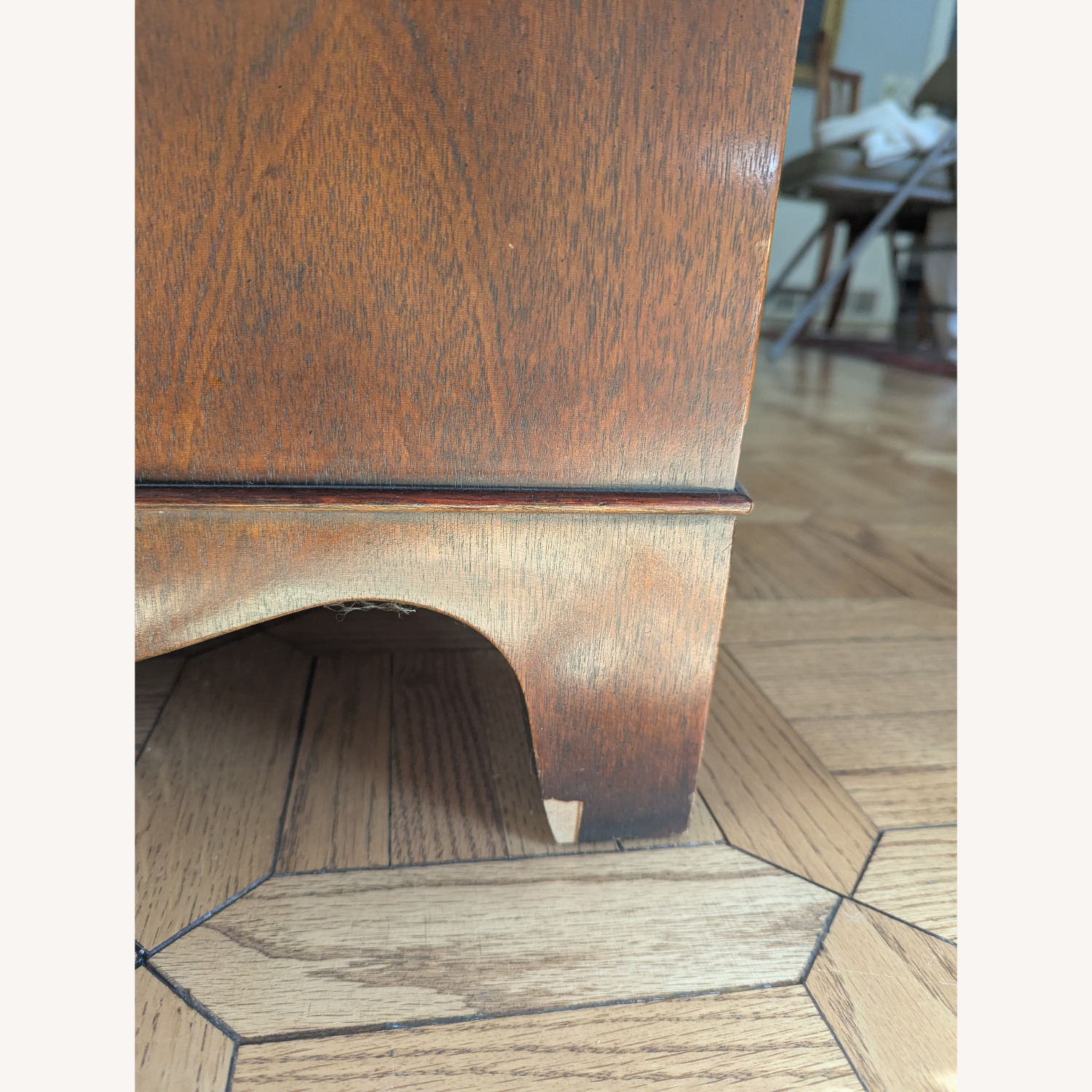 Baker Furniture Bow Front Bachelor Chest Dresser - image-8