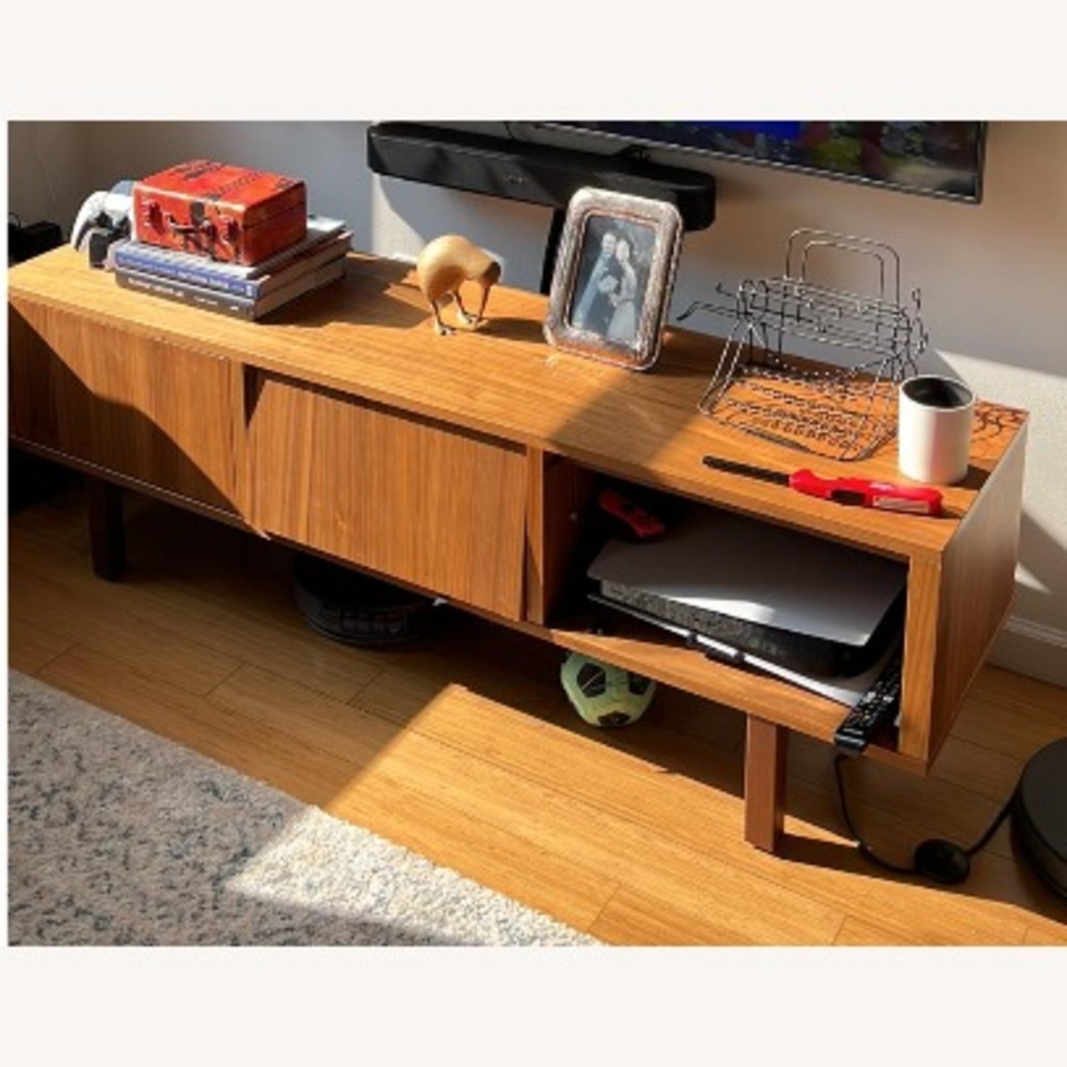 IKEA STOCKHOLM Light Brown Media Storage - image-3