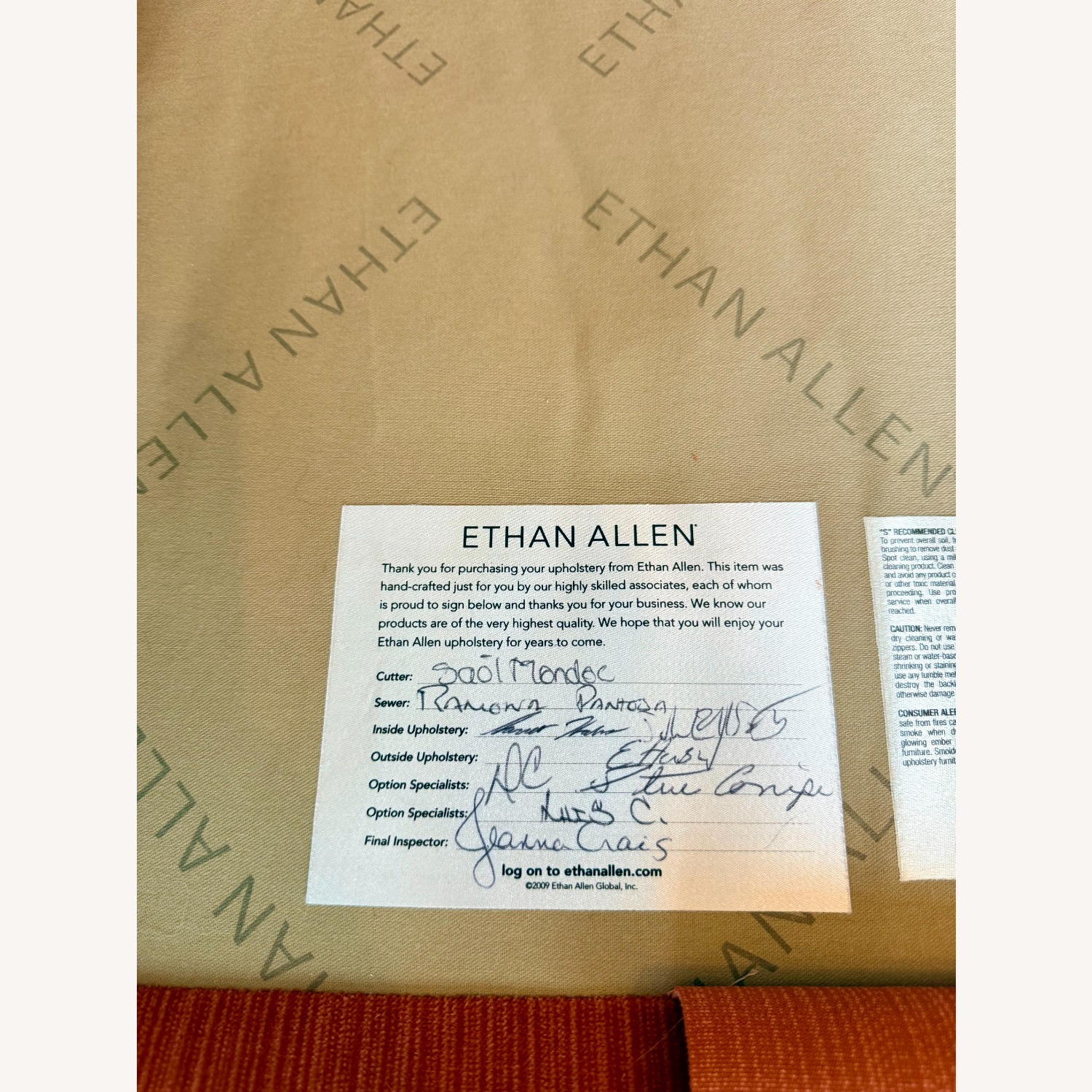 Ethan Allen Chair W Nailhead Trim - image-2