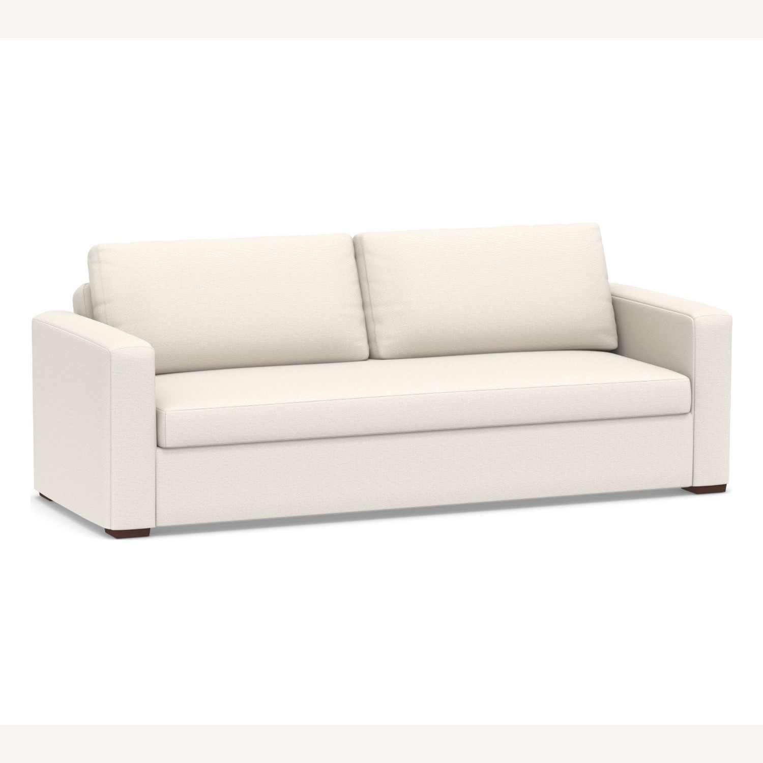 Pottery Barn Shasta Square Arm Futon Sleeper With Storage - image-1