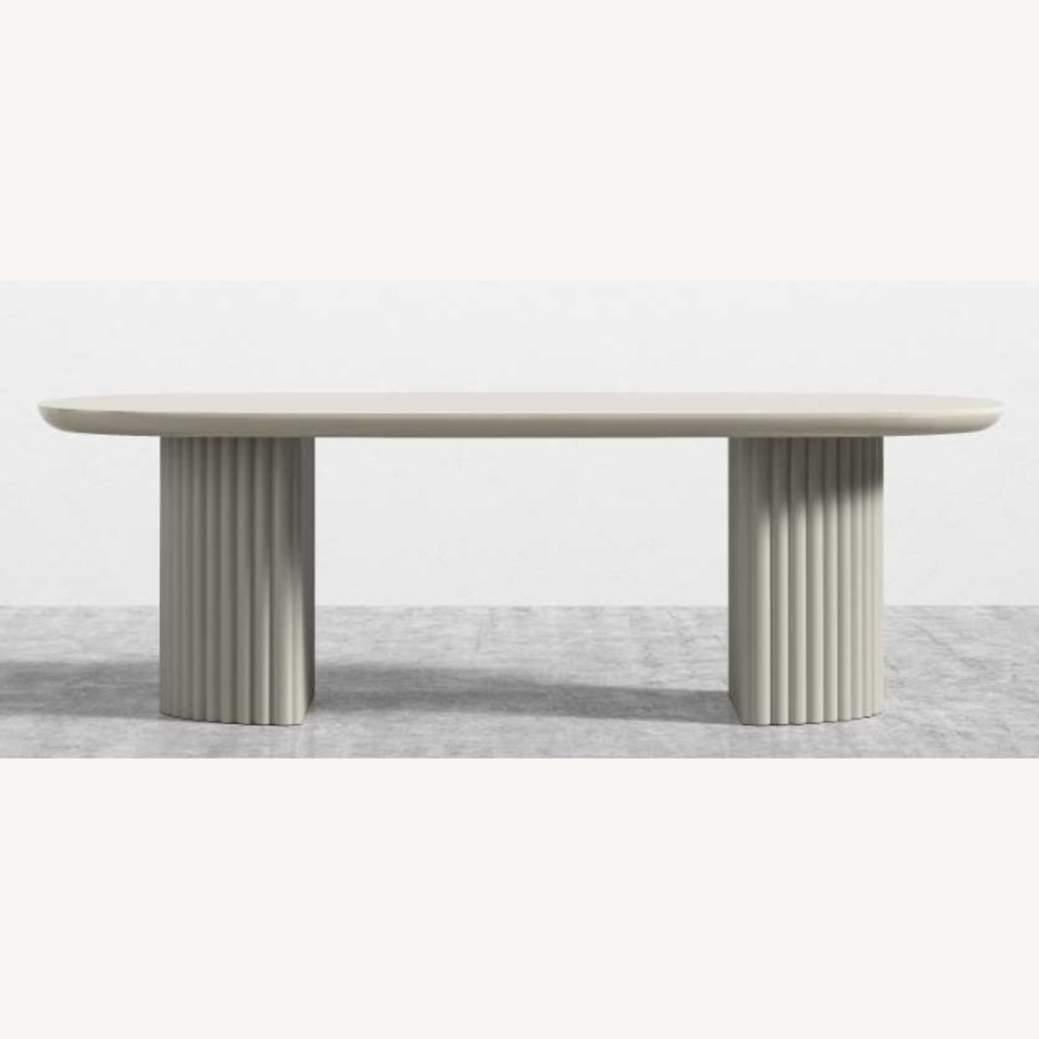Rove Concepts Light Gray Concrete Dining Table - image-5