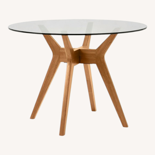 Used West Elm Jenson Light Brown Dining Table for sale on AptDeco