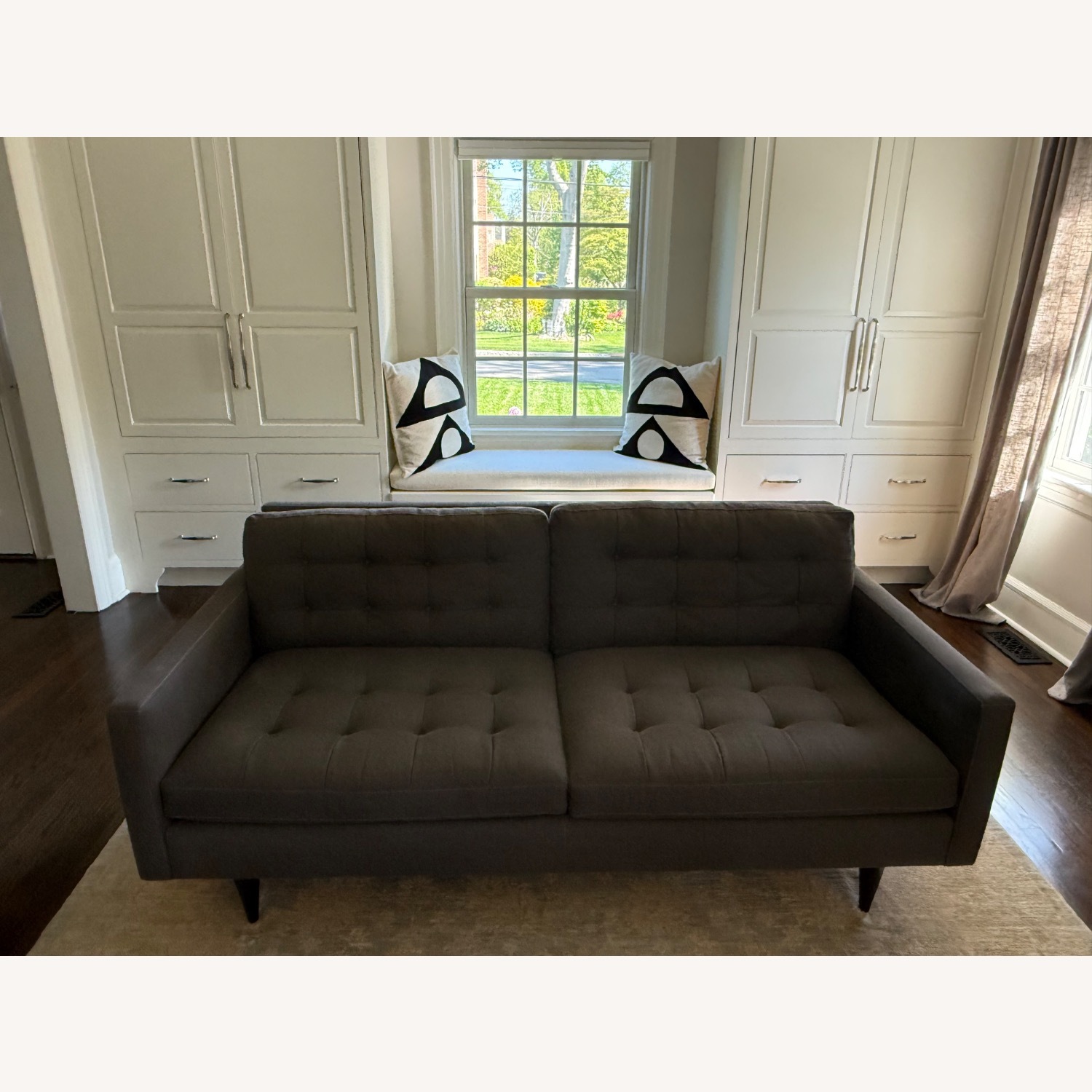Crate & Barrel Petrie Couch 76” - image-1