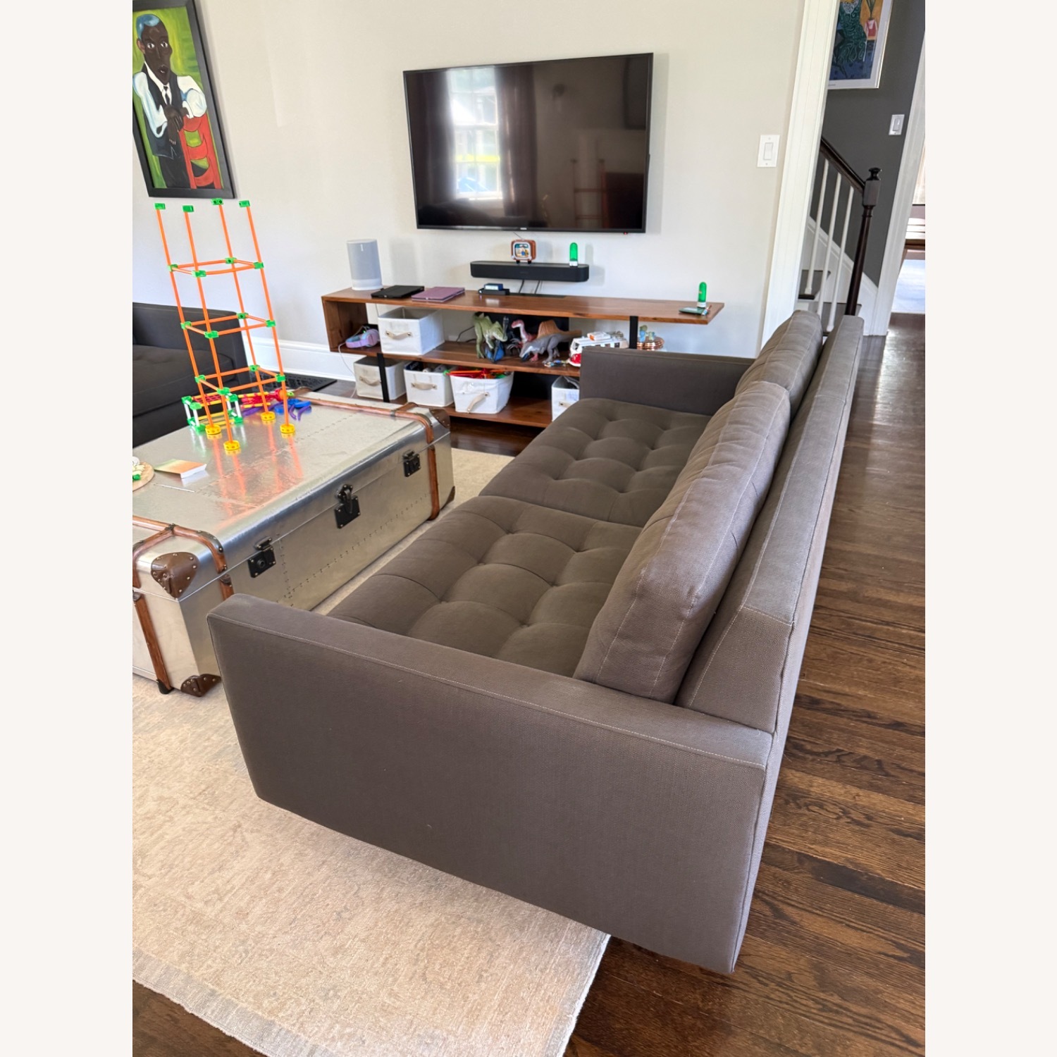 Crate & Barrel Petrie Couch 76” - image-3