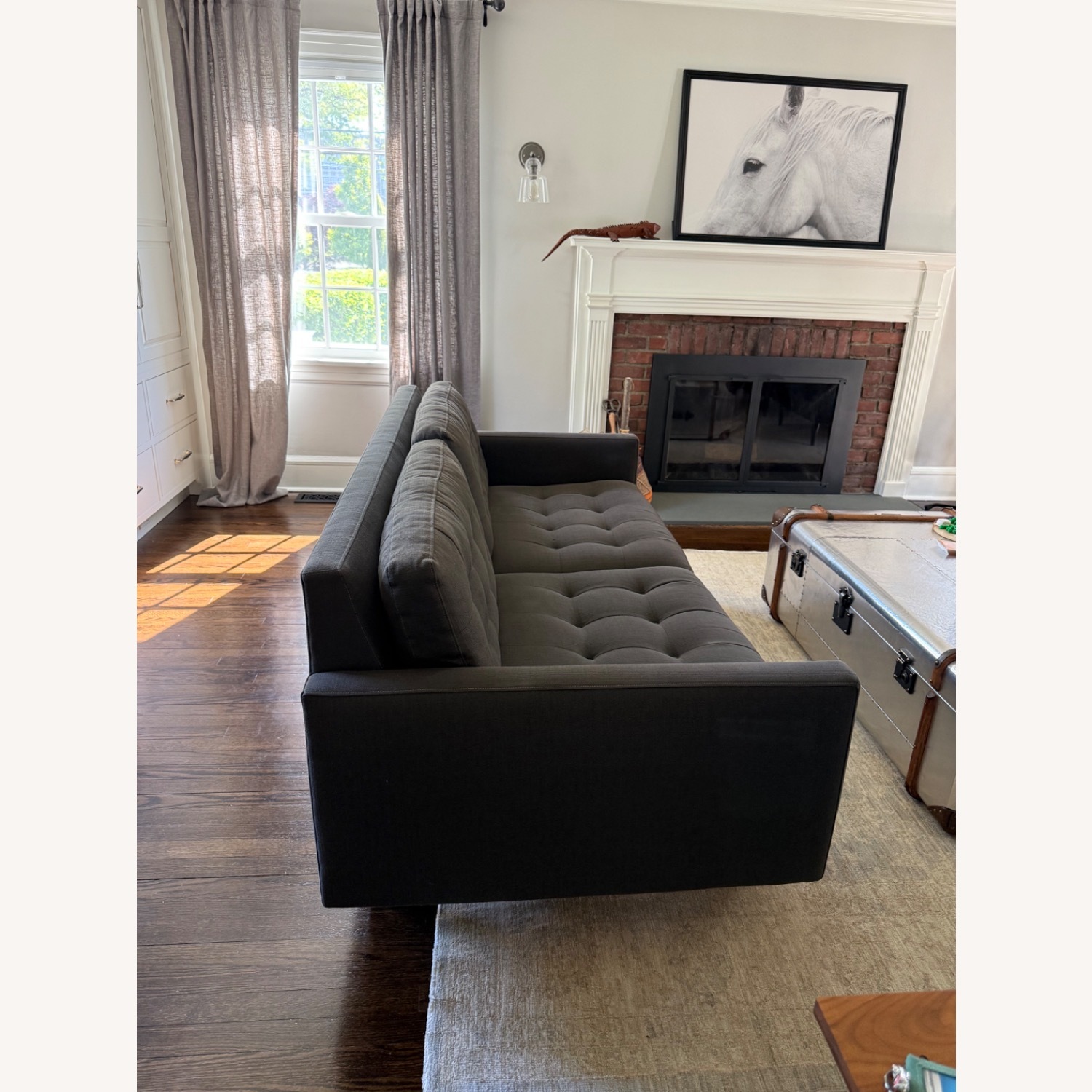 Crate & Barrel Petrie Couch 76” - image-4