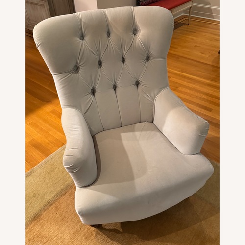 Used Grange Lady White Accent Chair for sale on AptDeco