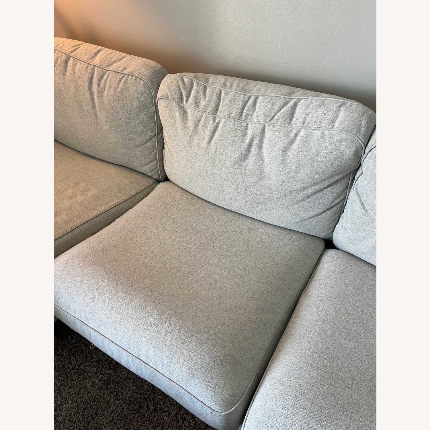 IKEA Parup Natural Fabric Chaise Lounge - image-5