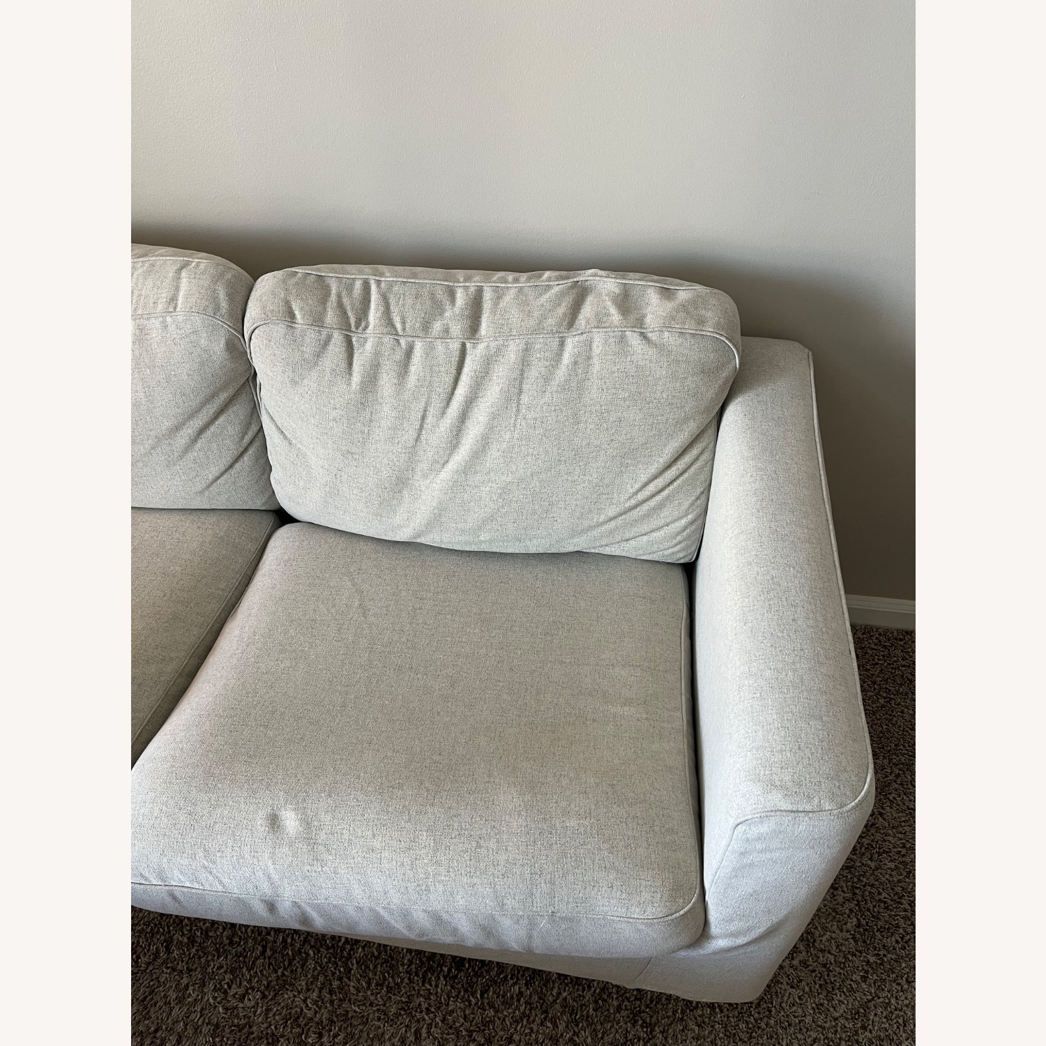 IKEA Parup Natural Fabric Chaise Lounge - image-4