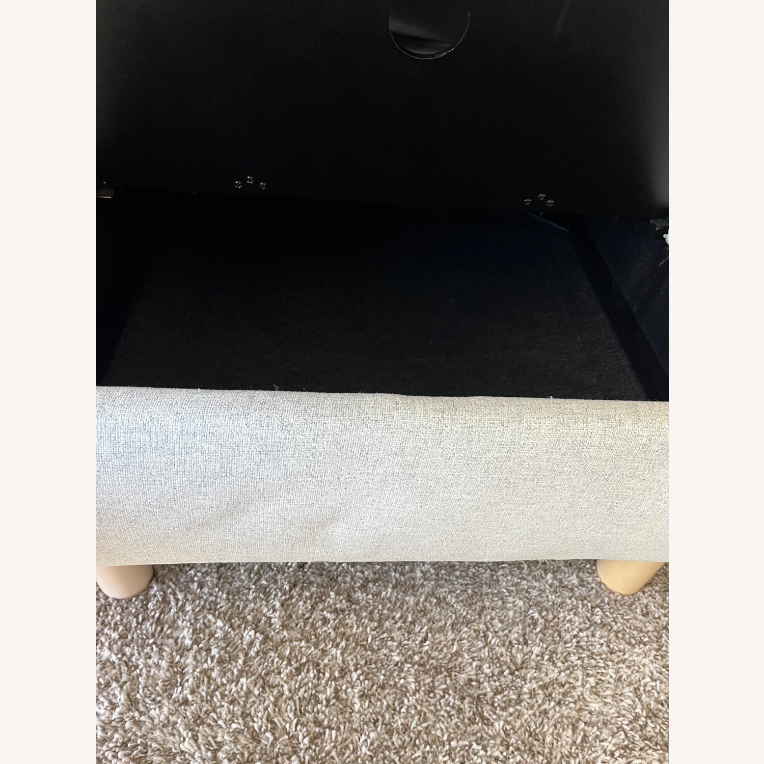IKEA Parup Natural Fabric Chaise Lounge - image-8
