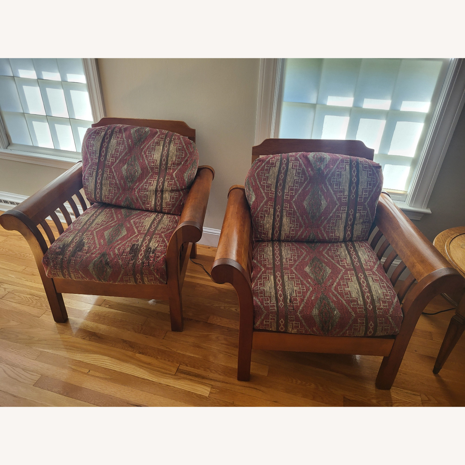 Stickley Audi & Co. Dark Brown Wood Accent Chairs - image-4