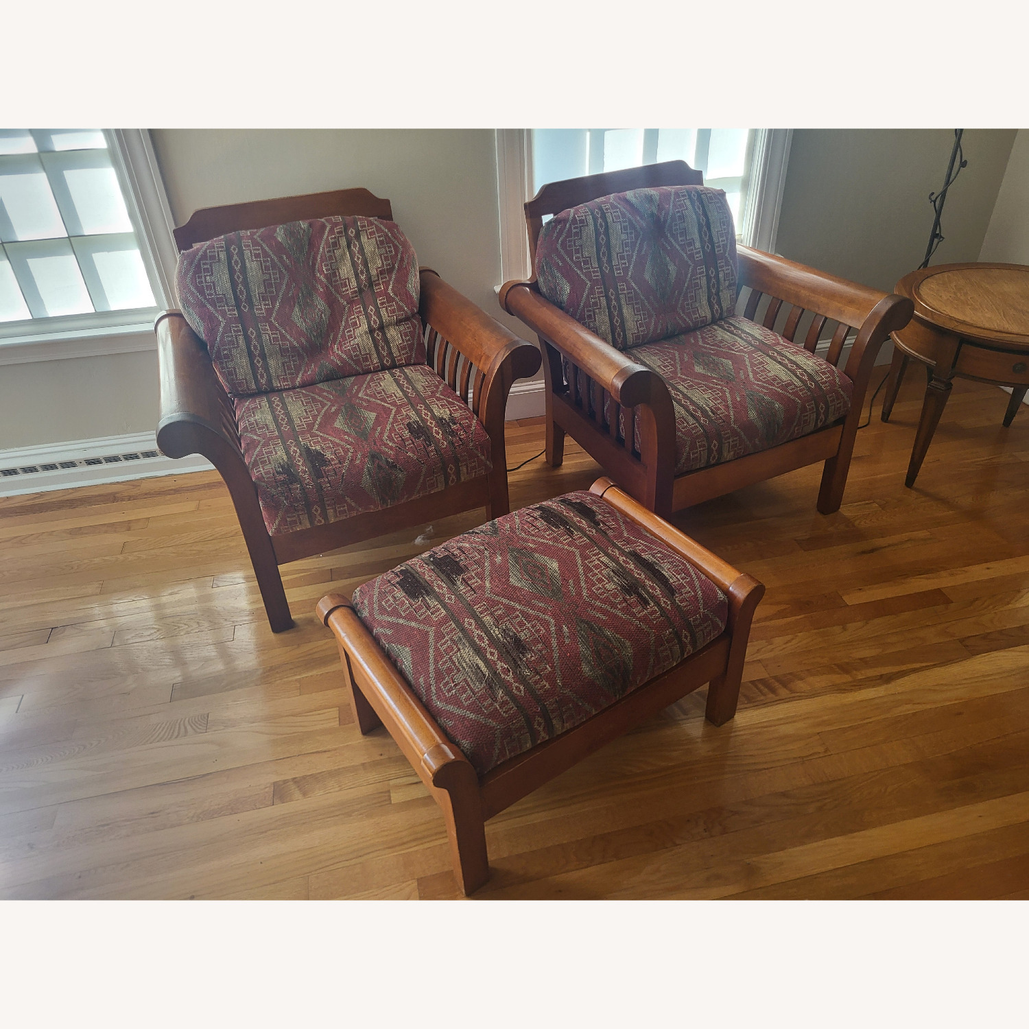 Stickley Audi & Co. Dark Brown Wood Accent Chairs - image-5