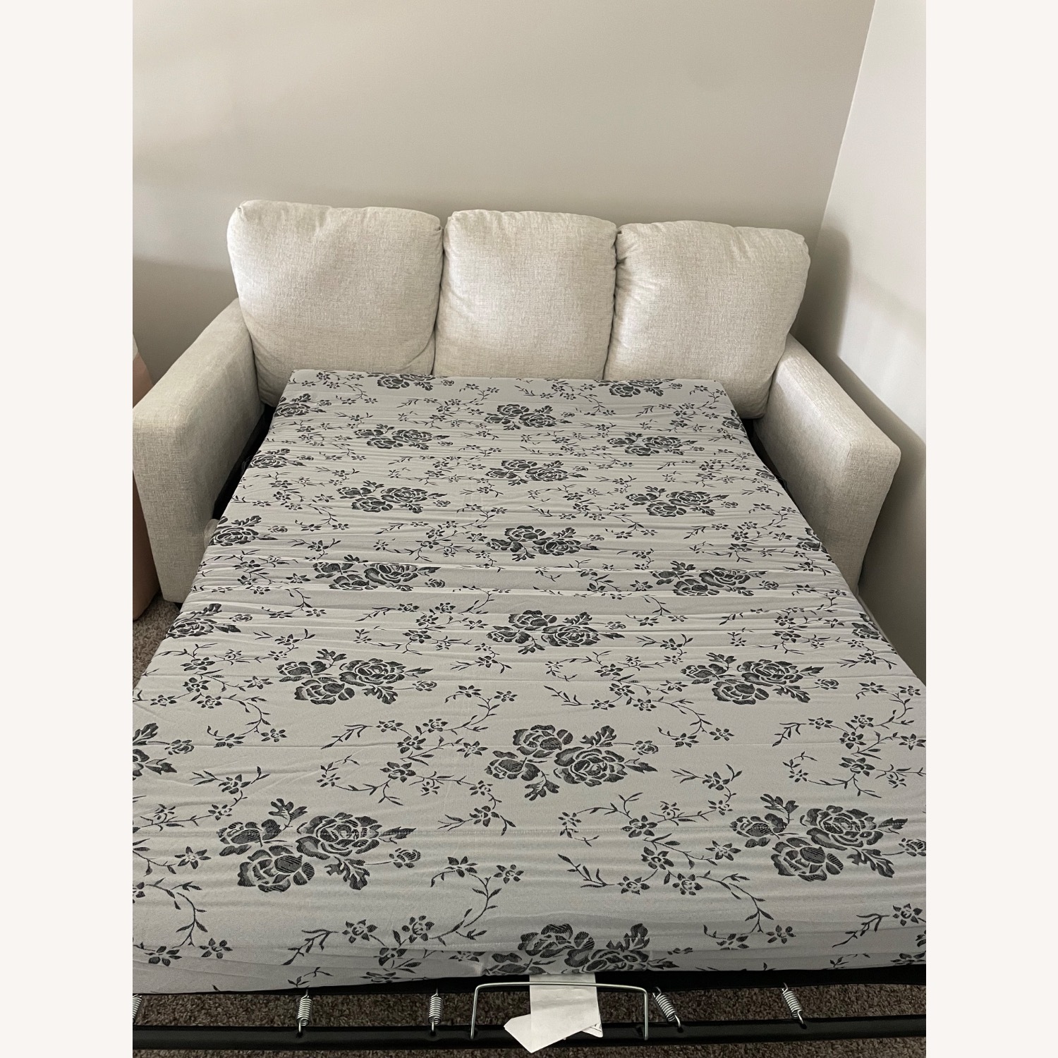 Ashley Furniture Rannis Natural Sleeper Sofa - image-4