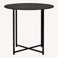 Room & Board Classic End Tables Steel Granite 