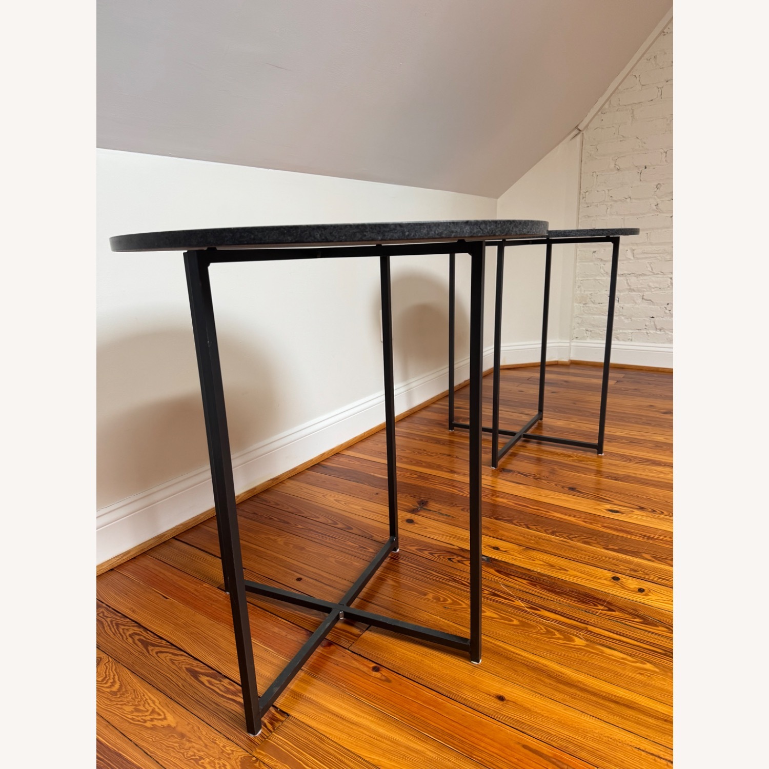 Room & Board Classic End Tables Steel Granite  - image-3
